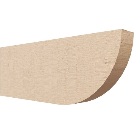 Ekena Millwork 2in. W x 6in. H x 16in. L Durham Woodgrain TimberThane Rafter Tail, Primed Tan RFTUR02X06X16DURRCPR
